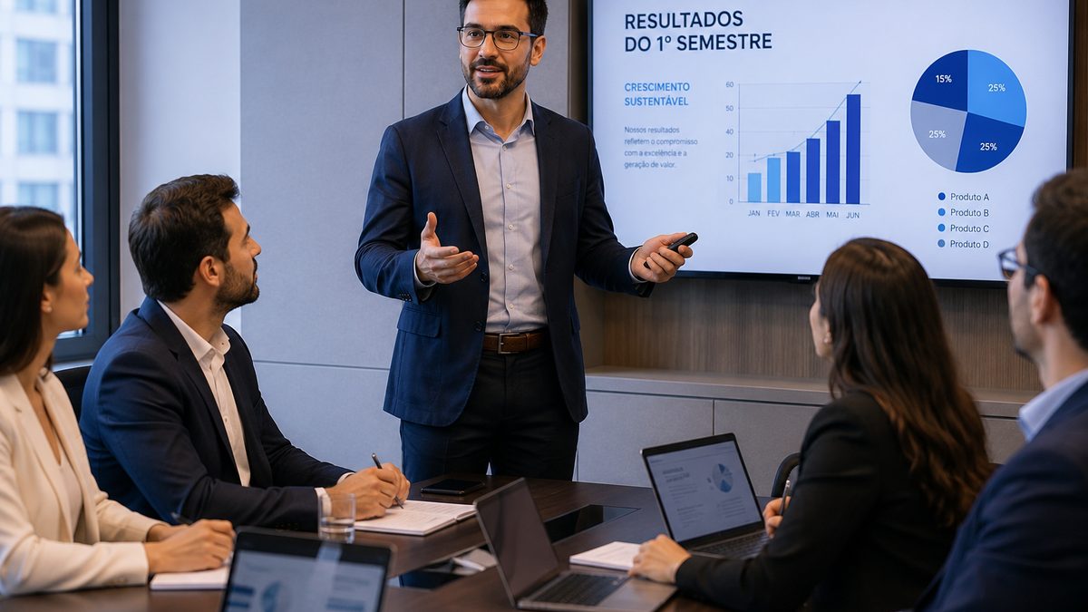 Como fazer uma apresentação profissional impactante no trabalho
