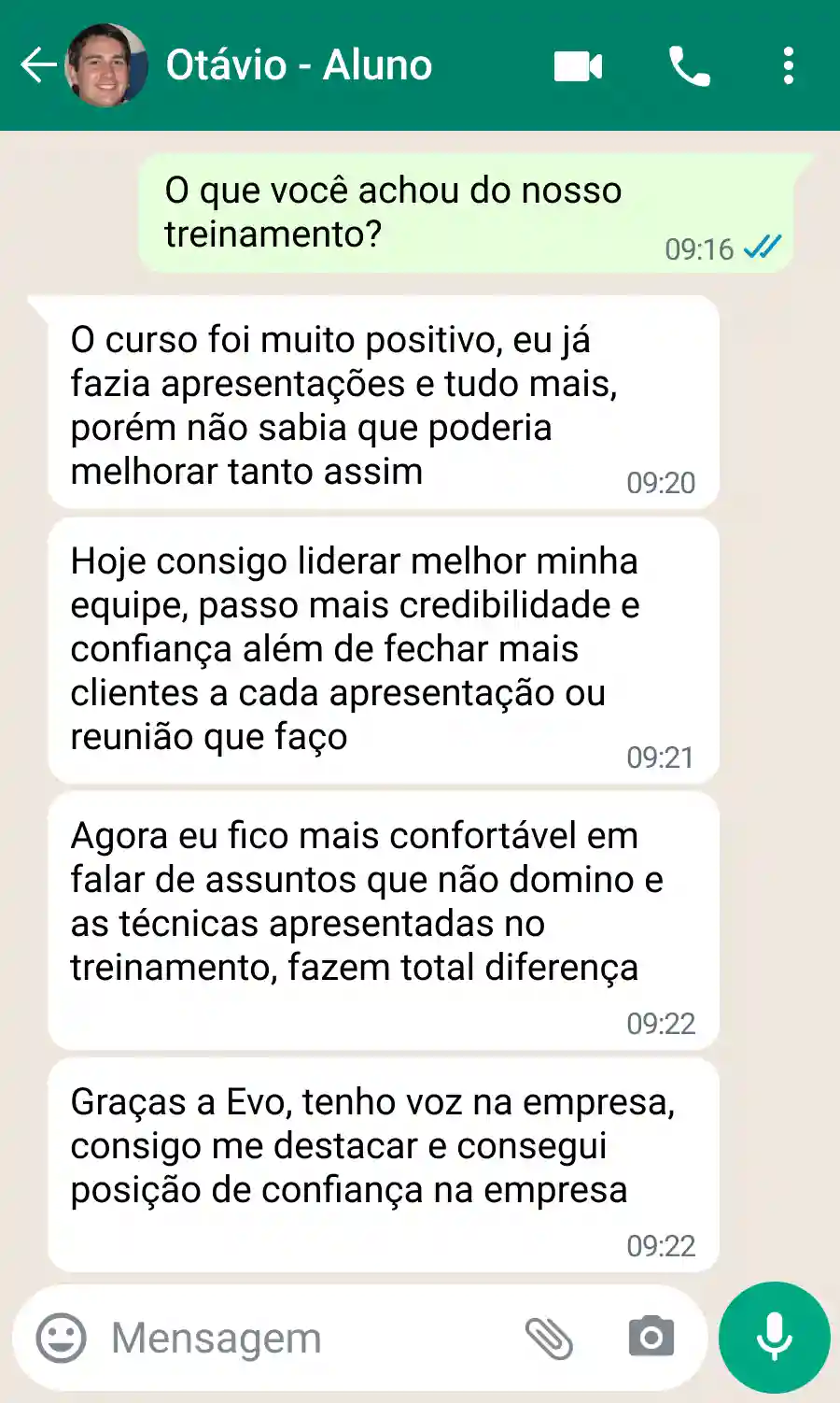 Depoimento de Otávio